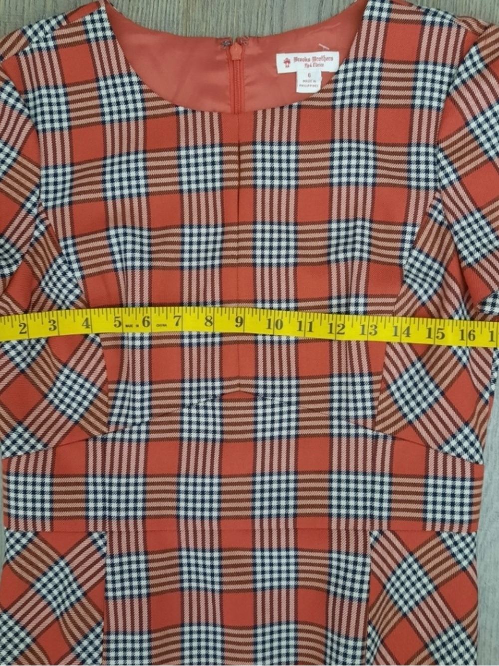 Brooks Brothers Plaid Flounce Hem Dress - Picture 13 of 15